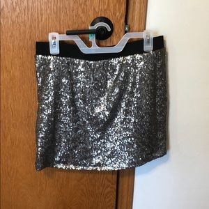 Sequin pencil skirt